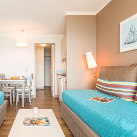 Studio 5 persons - Studio - 1 sleeping alcove - Sea view - Terrace or balcony