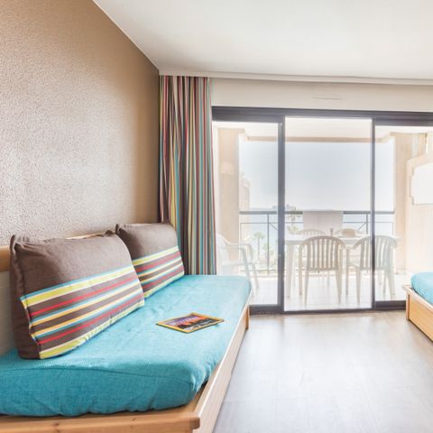 Wohnung 7 personen - - 1 Schlafzimmer + 1 Schlafalkoven - Meerblick - Terrasse oder Balkon