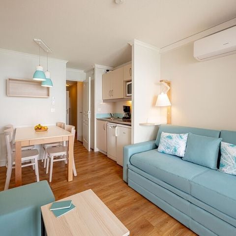 STUDIO 4 personnes - 1 coin nuit - Climatisation - Terrasse ou balcon