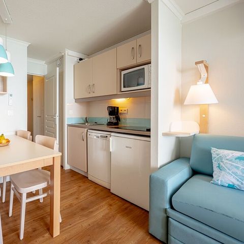 Piso 4 personas - - 1 dormitorio - Vista al mar - Aire acondicionado - Terraza o balcón