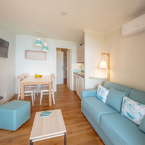 Wohnung 4 personen - - 1 Schlafzimmer - Meerblick - klimatisiert - Terrasse oder Balkon