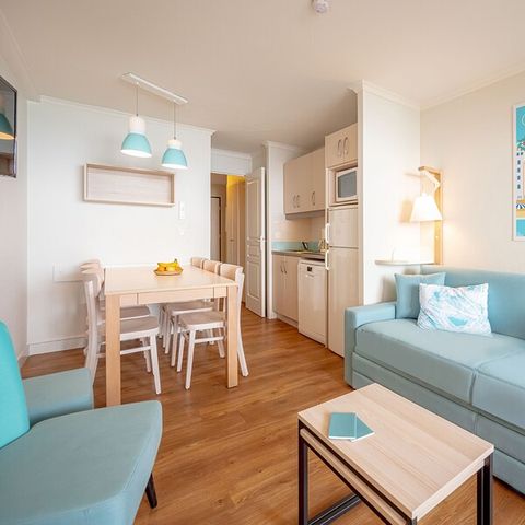 APPARTAMENTO 6 persone - - 1 camera da letto + 1 alcova per dormire - Vista mare - Aria condizionata - Terrazza o balcone