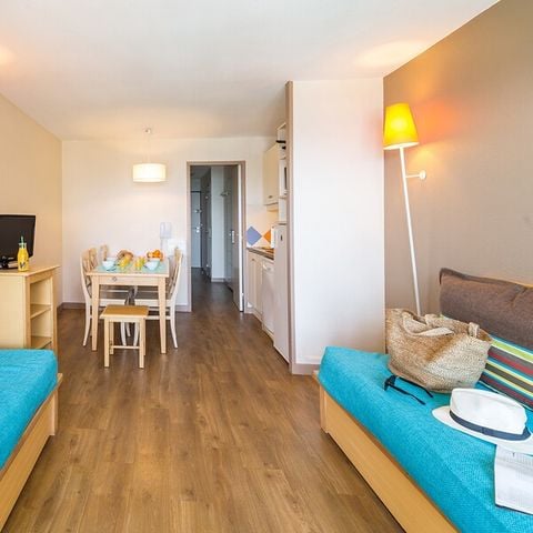 APPARTEMENT 7 personnes - 1 chambre + 1 coin nuit - Vue sur la mer - Terrasse ou balcon