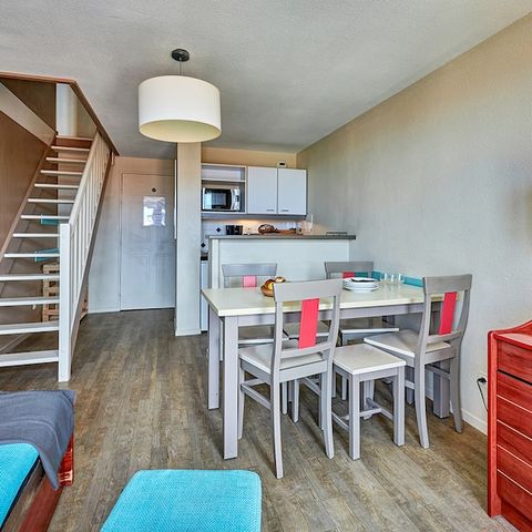 Apartment 6 persons - 1 bedroom + 1 sleeping area - Duplex - Balcony