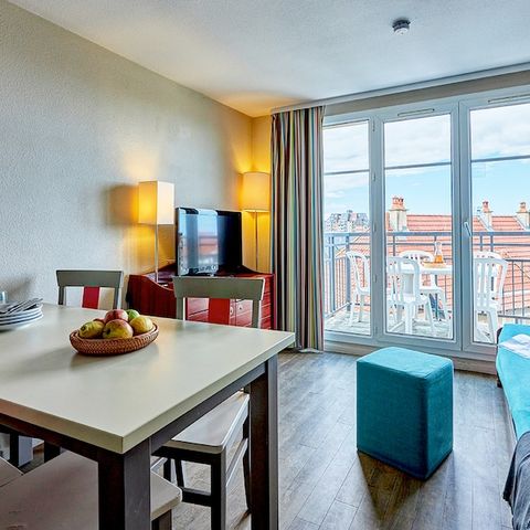 Apartment 6 persons - 1 bedroom + 1 sleeping area - Duplex - Balcony