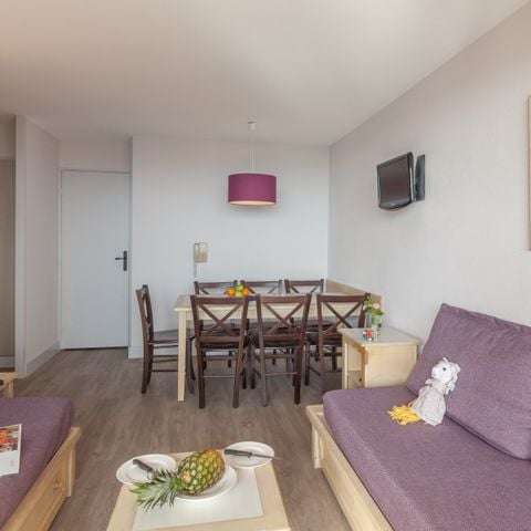 Apartement 6 Personen - - 1 Schlafzimmer + 1 Schlafalkoven - Terrasse oder Balkon - Gartenblick