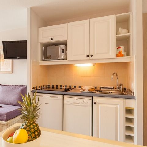 STUDIO 4 people - 1 sleeping area - Terrace or balcony - Garden view - Renovated - Air-conditioned