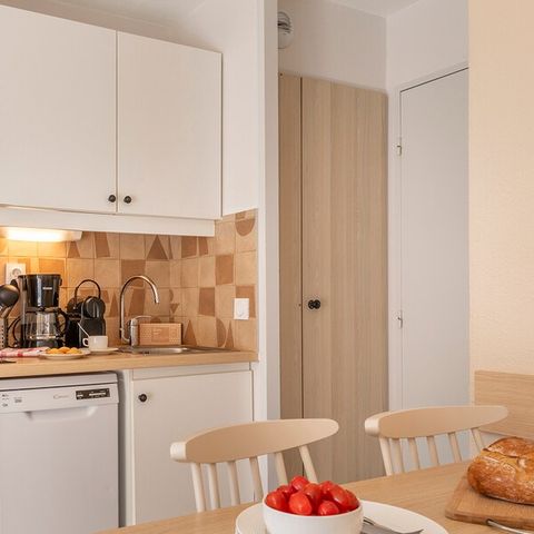 Appartement 4 personnes - 1 chambre - Terrasse ou balcon - Vue sur le jardin