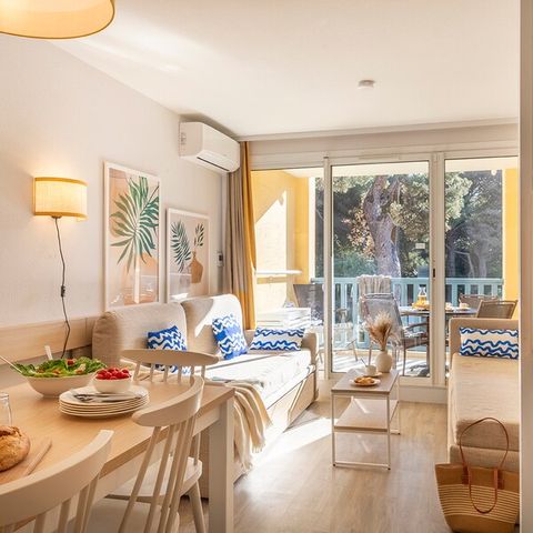Appartement 4 personnes - 1 chambre - Terrasse ou balcon - Vue sur le jardin