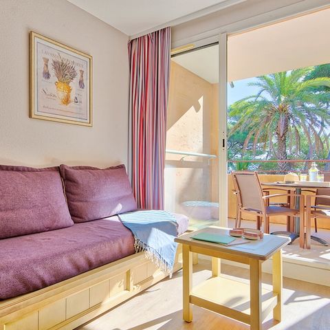 Apartement 4 Personen - 1 Schlafzimmer - Terrasse oder Balkon - Gartenblick