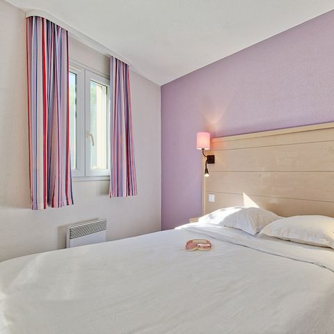 Appartement 6 personen - 1 slaapkamer + 1 slaapgedeelte - Terras of balkon - Uitzicht op de tuin