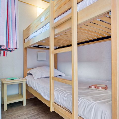 Apartement 6 Personen - 1 Schlafzimmer + 1 Schlafbereich -Terrasse oder Balkon - Gartenblick