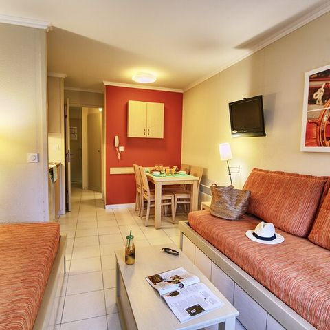 Studio 4 persons - Studio 4 people - 1 sleeping area - Terrace or balcony