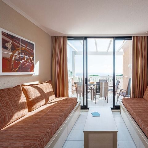 Apartement 6 Personen - Apartment 6 pers-1 Schlafzimmer+1 Schlafbereich-Terrasse oder Balkon-Meerblick-Südseite