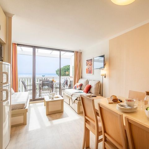 Apartment 6 persons - - 1 bedroom + 1 sleeping alcove - Terrace or balcony - Seaview - South facing