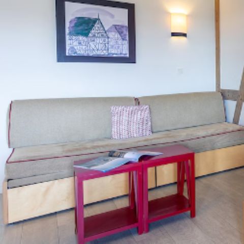 Piso 7 personas - - 2 habitaciones - Dúplex - Vista al jardín