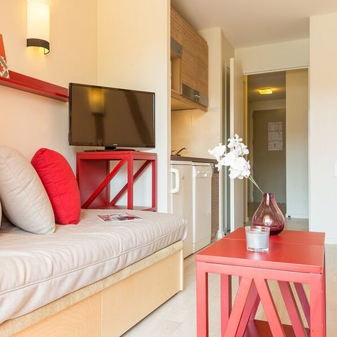 Appartement 4 personnes - 1 chambre - VUE JARDIN