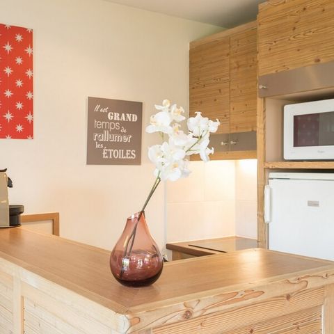 Apartement 6 Personen - - 1 Schlafzimmer + 1 Schlafalkoven - Gartenblick