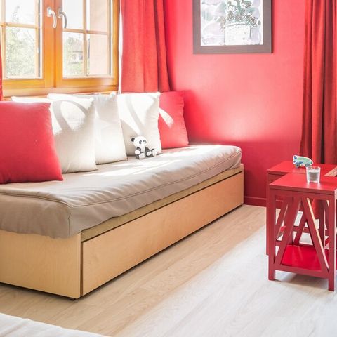 APPARTAMENTO 6 persone - - 1 camera da letto + 1 alcova per dormire - Vista giardino