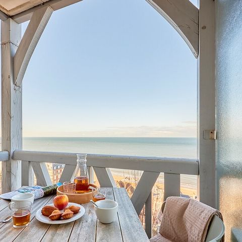 Studio 4 personen -  4 + 1 slaapplaatsen - Balkon - Uitzicht op zee - Gerenoveerd
