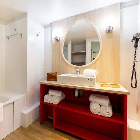 Wohnung 4 personen - - 1 Schlafzimmer - Gartenblick