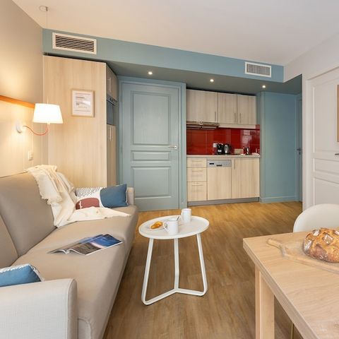 Piso 4 personas - - 1 habitación - Vista al jardín