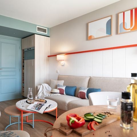 Appartement 4 personnes - 1 chambre - Vue sur le jardin