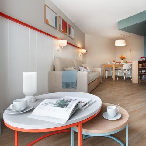 Appartement 6 personen - 1 bedroom - 1 sleeping - Alcove - Garden view
