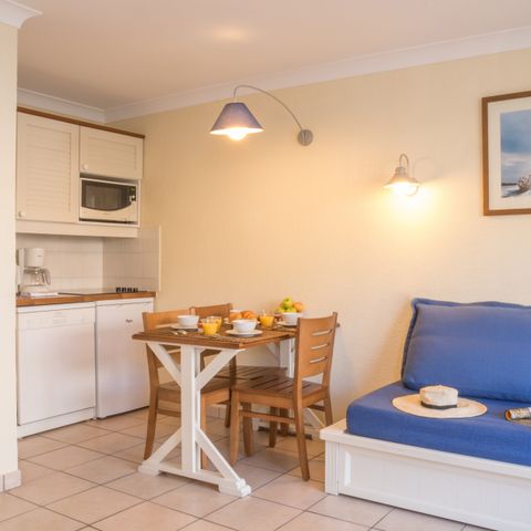 Wohnung 4 personen - 1 Schlafzimmer - Terrasse oder Balkon