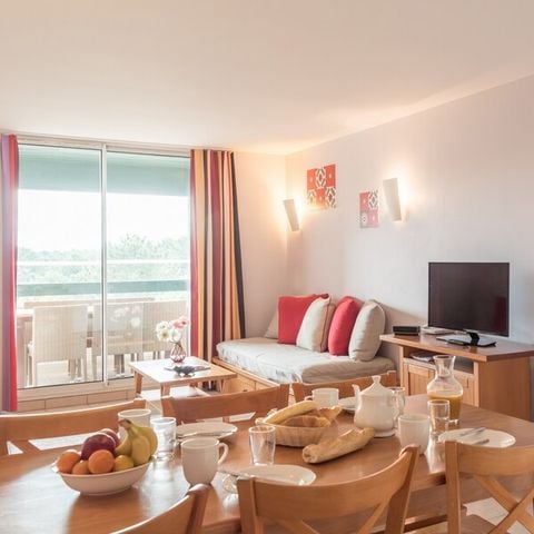 Wohnung 7 personen - - 1 Schlafzimmer + 1 Schlafalkoven - Golfblick