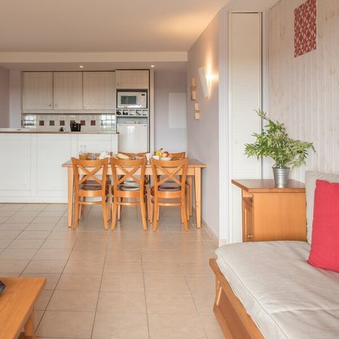 Wohnung 7 personen - - 1 Schlafzimmer + 1 Schlafalkoven - Golfblick