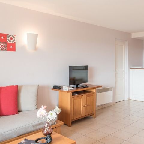 Wohnung 7 personen - - 1 Schlafzimmer + 1 Schlafalkoven - Golfblick