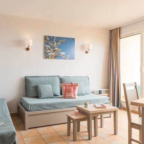 Apartment 6 persons - - 1 bedroom + 1 sleeping alcove - Terrace or Balcony