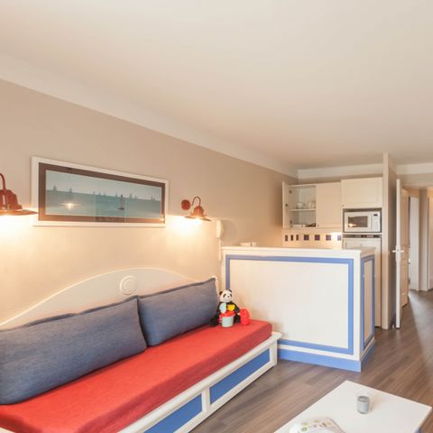 Apartement 4 Personen - - 1 Schlafzimmer - Terrasse oder Balkon