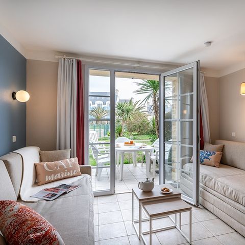 Wohnung 6 personen - - 1 Schlafzimmer + 1 Schlafalkoven - Terrasse oder Balkon - Meerblick