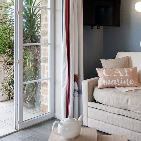 Wohnung 3 personen - - 1 Schlafzimmer - Gartengeschoss - Terrasse