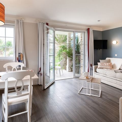Wohnung 3 personen - - 1 Schlafzimmer - Gartengeschoss - Terrasse