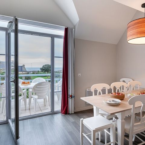Wohnung 8 personen - - 2 Schlafzimmer + 1 Schlafalkoven - Terrasse oder Balkon - Meerblick