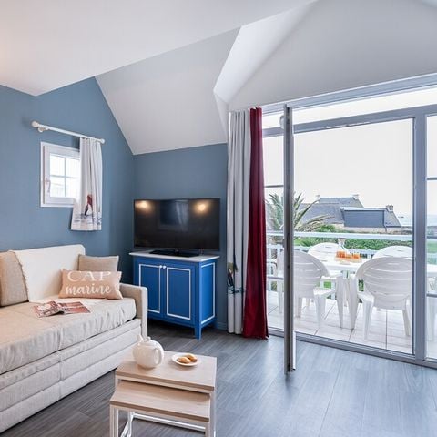 Wohnung 8 personen - - 2 Schlafzimmer + 1 Schlafalkoven - Terrasse oder Balkon - Meerblick