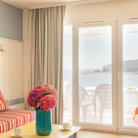 Wohnung 6 personen - - 1 Schlafzimmer + 1 Schlafalkoven - Terrasse oder Balkon - Meerblick