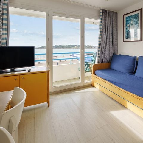 STUDIO 4 personnes - 1 coin nuit - Balcon - Vue mer