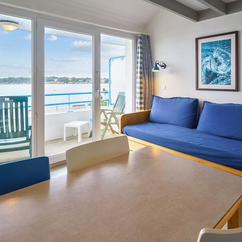 APPARTEMENT 4 personnes - 1 chambre - Duplex - Balcon - Vue mer