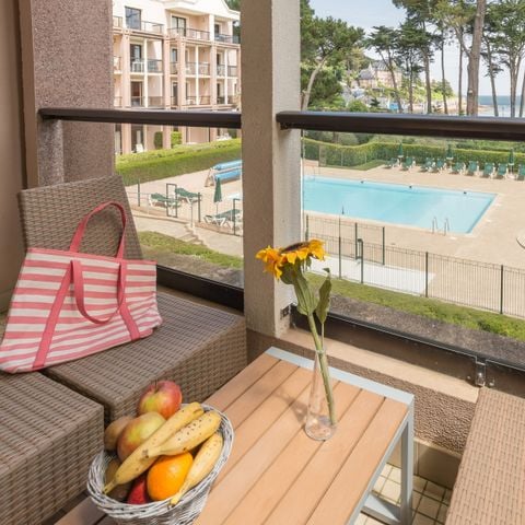 Wohnung 5 personen - - 1 Schlafzimmer - Terrasse oder Balkon - Meerblick
