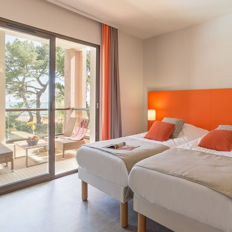 Apartement 5 Personen - - 1 Schlafzimmer - Terrasse oder Balkon - Meerblick