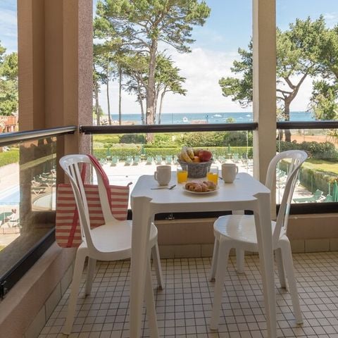Wohnung 5 personen - - 1 Schlafzimmer - Terrasse oder Balkon - Meerblick