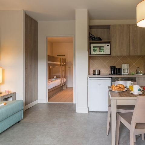 STUDIO 4 people - Studio 4 people - 1 sleeping area - Terrace or Balcony