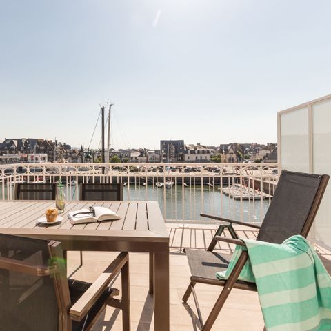 Apartement 6 Personen - - 2 Schlafzimmer - Terrasse oder Balkon - Gebäude am Hafen