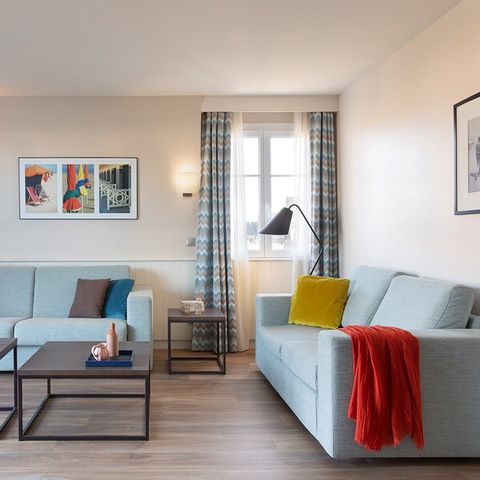 Apartement 6 Personen - - 2 Schlafzimmer - Terrasse oder Balkon - Gebäude am Hafen