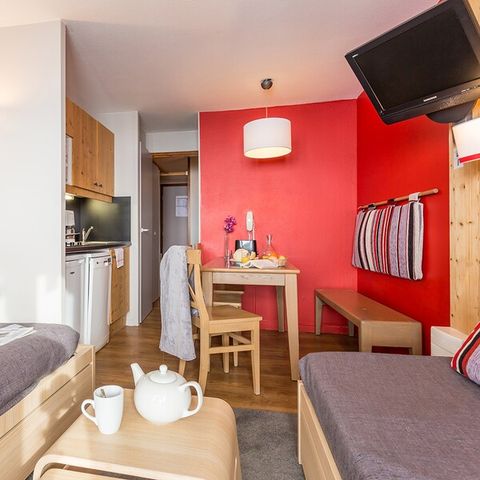 Studio 4 personen -  1 slaapgedeelte