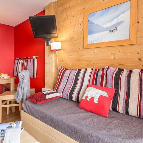 Studio 4 personen -  1 slaapgedeelte